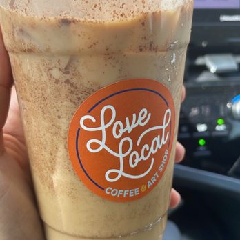 Love Local - Iced Honey Cinnamon Latte - Coffee & Tea Near Me - Fort Worth, Texas Love Local - Iced Honey Cinnamon Latte - Coffee & Tea Near Me - Fort Worth, Texas