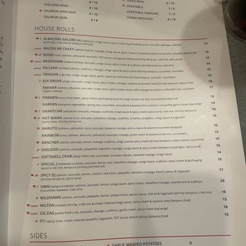 Umai Bar & Grill - Menu as of 5/31/25 - Japanese Near Me - Elk Grove, California
