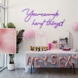 Bodyrok - birthday lobby set up
