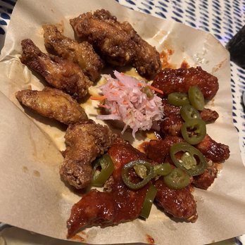 J’s Korean Cuisine - 12pcs wings(1-2 flavors) - Chicken Wings Near Me - Fullerton, California J’s Korean Cuisine - 12pcs wings(1-2 flavors) - Chicken Wings Near Me - Fullerton, California