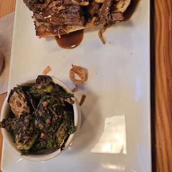 Kau Greensboro - BRISKET HANDHELD, BRUSSEL SPROUTS - New American Near Me - Greensboro, North Carolina Kau Greensboro - BRISKET HANDHELD, BRUSSEL SPROUTS - New American Near Me - Greensboro, North Carolina