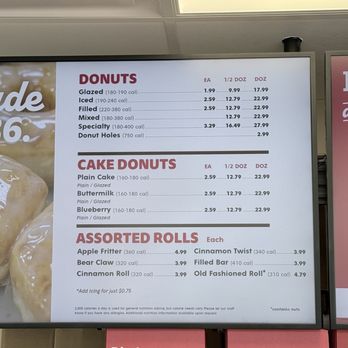 Shipley Do-Nuts - Menu 1 of 3 - Donuts Near Me - Concord, North Carolina