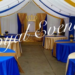 Royal Events - Royal Prince baby shower set up...