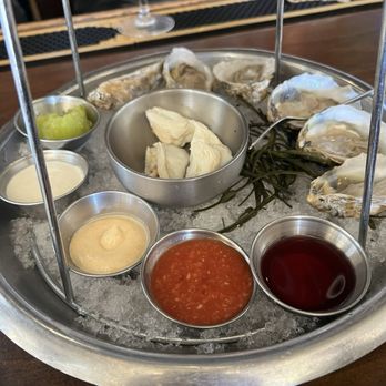 Knife & Fork Inn - Happy hour Seafood Sampler bottom tier - Seafood Near Me - Atlantic City, New Jersey