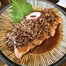 Albacore Crunchy Onion Sashimi Albacore Crunchy Onion Sashimi