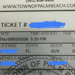 Publix - Citation from aggressive parking attendant