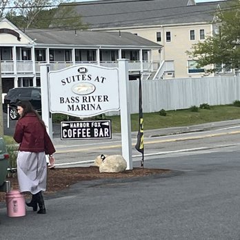 Harbor Fox Coffee Bar - Outside signage to look for (directions were tricky) - Coffee & Tea Near Me - West Dennis, Massachusetts