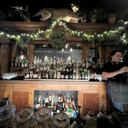 Seated at the bar Seated at the bar