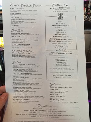 Menu photo 8 STK Steakhouse Nashville, TN Menu photo 8 STK Steakhouse Nashville, TN