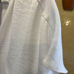 after dry cleaners charging $12 - see wrinkles and was told this is how the material is despite my challenge of that