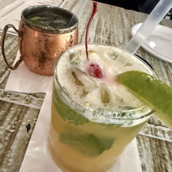 The Clubhouse - Moscow Mule and Yuzu Mojito - Sushi Bars Near Me - Mililani, Hawaii