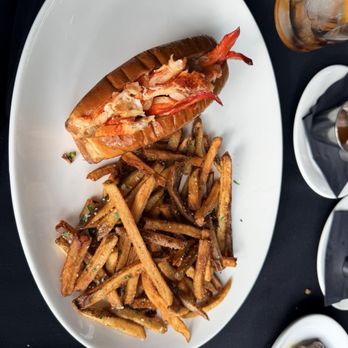 The L Station Chophouse - Lobster Roll with truffle fries - Steakhouses Near Me - Chicago, Illinois The L Station Chophouse - Lobster Roll with truffle fries - Steakhouses Near Me - Chicago, Illinois