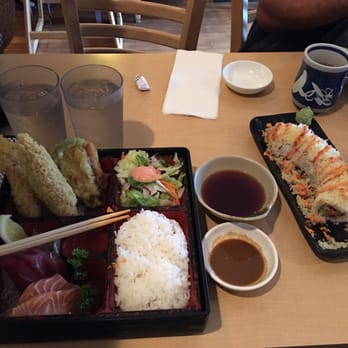 Kenko Ya - Ahi tempura sashimi combo with spicy ahi crunch roll. I'm so full... - Japanese Near Me - Kaneohe, Hawaii Kenko Ya - Ahi tempura sashimi combo with spicy ahi crunch roll. I'm so full... - Japanese Near Me - Kaneohe, Hawaii