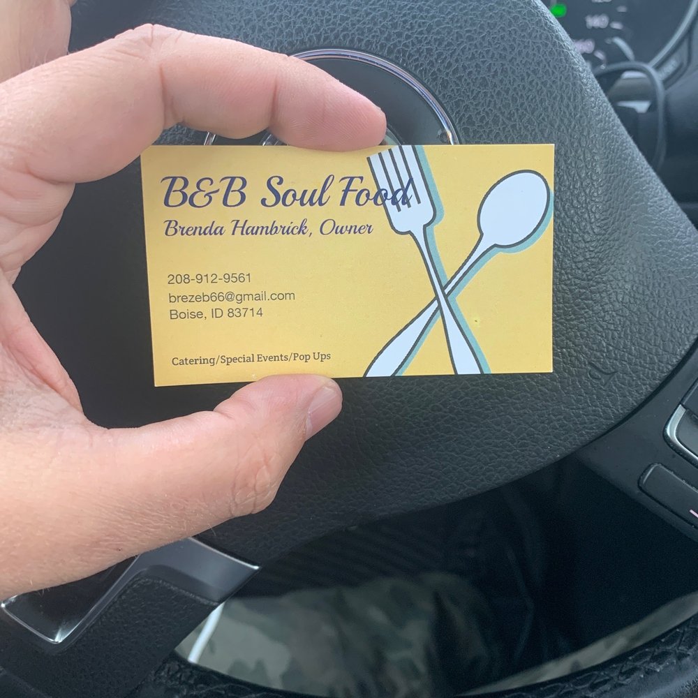 B&B Soul food - Business card - Caterers Near Me B&B Soul food - Business card - Caterers Near Me
