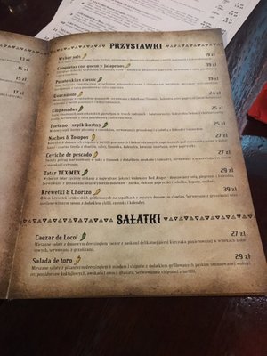 Menu photo 5 Loco Mexicano Warsaw, MZ