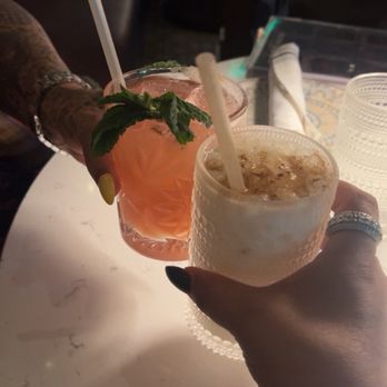 Mexican Sugar - Domain - Machete cocktail and Horchata spiked with spiced rum - Mexican Near Me - Austin, Texas