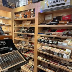 Island Tobacco - Custom walk-in humidor with best selection of cigars.