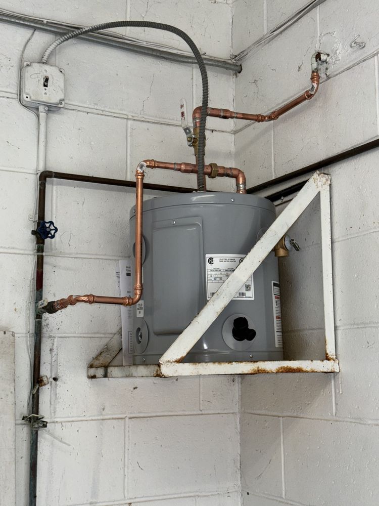 Slide of The in and out plumbing guy