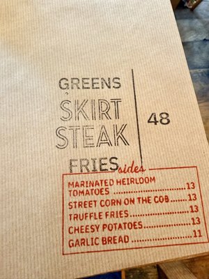 Menu photo 1 Skirt Steak New York, NY Menu photo 1 Skirt Steak New York, NY