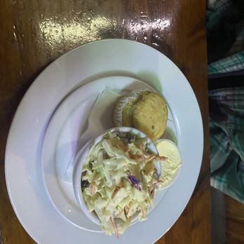 Wooden Nickel Pub & Eateries - Coleslaw and cornbread - Bars Near Me - Sublimity, Oregon