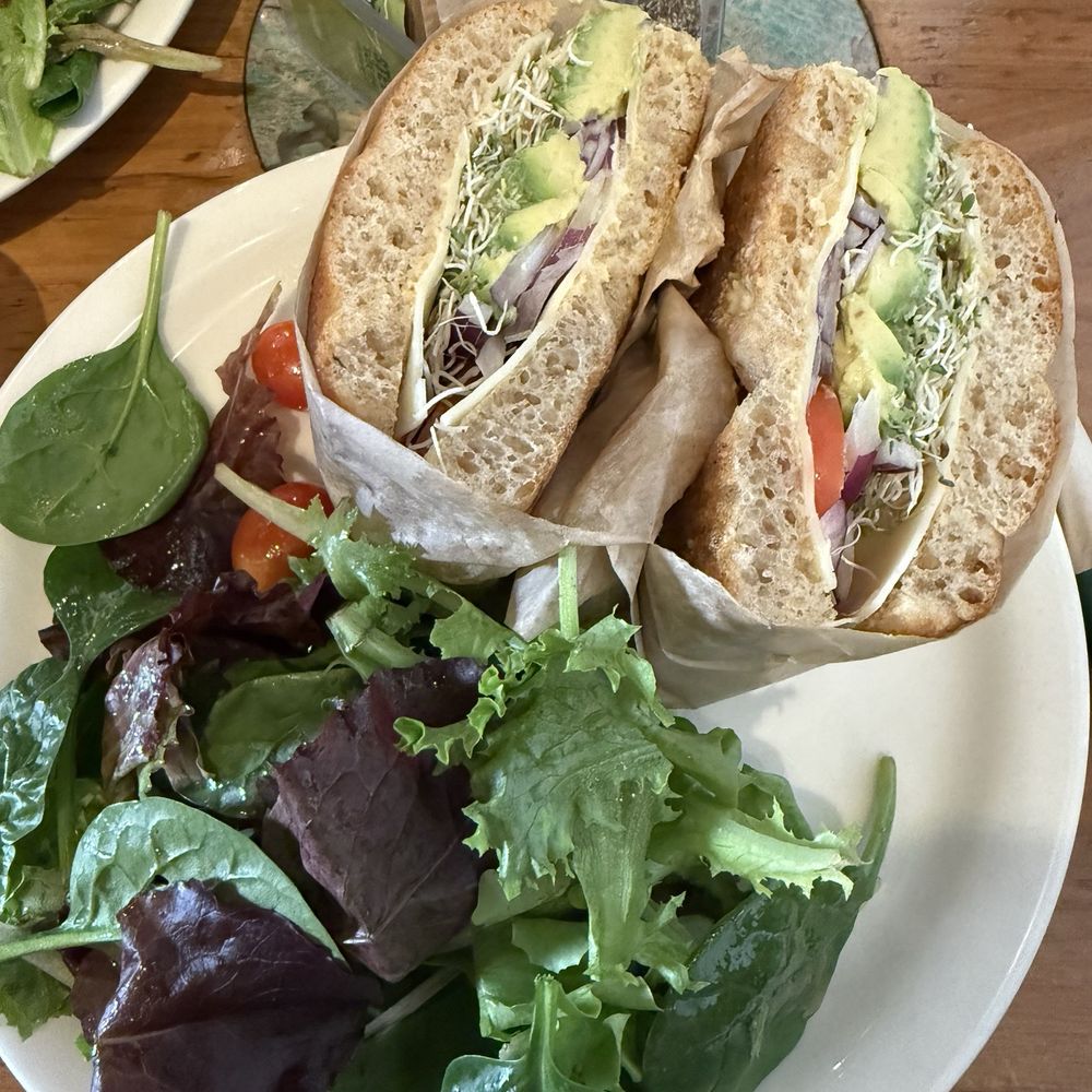 Urth Caffé - Orange - Sprout Sandwich Full with Olive bread - Coffee & Tea Near Me - Orange, California Urth Caffé - Orange - Sprout Sandwich Full with Olive bread - Coffee & Tea Near Me - Orange, California