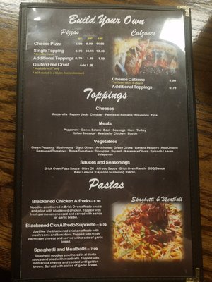 Menu photo 2 Brick Oven Pizza - Lumberton Lumberton, TX Menu photo 2 Brick Oven Pizza - Lumberton Lumberton, TX