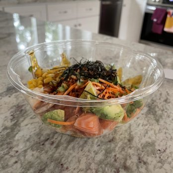 The Okipoke Burlington - Poke bowl - 2 proteins and barely over half full. It was delicious though! - Japanese Near Me - Burlington, Massachusetts The Okipoke Burlington - Poke bowl - 2 proteins and barely over half full. It was delicious though! - Japanese Near Me - Burlington, Massachusetts