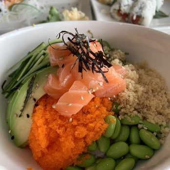 Simple Fish - Salmon poke bowl - Sushi Bars Near Me - Grand Rapids, Michigan