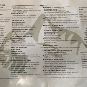 Sabor Mix Restaurant - Menu - Peruvian Near Me - Jacksonville, Florida