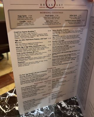 Menu photo 1 Grand Lux Cafe Las Vegas, NV Menu photo 1 Grand Lux Cafe Las Vegas, NV