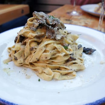 Gusto 101 - Fettuccine ai funghi ($17.50) - portobello, porcini, oyster mushrooms, truffle paste, light cream sauce - Italian Near Me - Toronto, Ontario Gusto 101 - Fettuccine ai funghi ($17.50) - portobello, porcini, oyster mushrooms, truffle paste, light cream sauce - Italian Near Me - Toronto, Ontario
