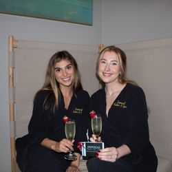 Imperial Salon and Spa - Champagne & Friends together on Spa Day.