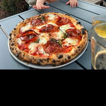 Roberta's - Delicious Bee Sting pizza! My baby couldn't keep her hands off of it - Pizza Near Me - Culver City, California