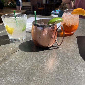 Zeppelin Pizza - Lemon Basil smash, Grapefruit Mule, and aperol spritz - Pizza Near Me - Johns Island, South Carolina Zeppelin Pizza - Lemon Basil smash, Grapefruit Mule, and aperol spritz - Pizza Near Me - Johns Island, South Carolina