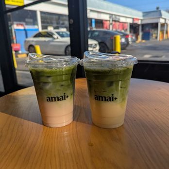 Amai Coffee - Strawberry matcha and mango sticky matcha - Coffee & Tea Near Me - Santa Monica, California Amai Coffee - Strawberry matcha and mango sticky matcha - Coffee & Tea Near Me - Santa Monica, California