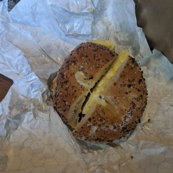 BagelTowne Deli - Sausage egg and cheese (munster) on everything bagel - Bagels Near Me - Rockville, Maryland BagelTowne Deli - Sausage egg and cheese (munster) on everything bagel - Bagels Near Me - Rockville, Maryland