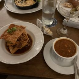 Tuna tartar, Maryland crab soup Tuna tartar, Maryland crab soup
