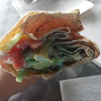 Shawarma Stop - Half the wrap (right hand side) had no substance AT ALL! Disappointing. - Mediterranean Near Me - Halifax, Nova Scotia Shawarma Stop - Half the wrap (right hand side) had no substance AT ALL! Disappointing. - Mediterranean Near Me - Halifax, Nova Scotia