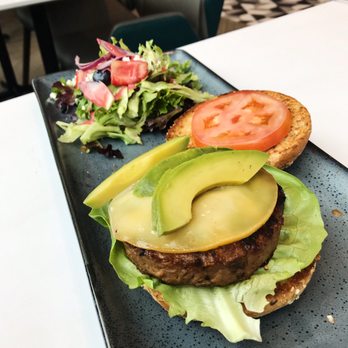 Vine + Forge - Beyond burger and side salad - Wine Bars Near Me - Columbus, Ohio Vine + Forge - Beyond burger and side salad - Wine Bars Near Me - Columbus, Ohio