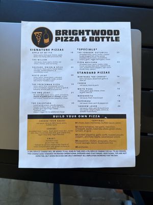Brightwood Pizza & Bottle by null