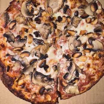All Star Pizza - Personal cheese pizza with mushroom and cashews - Pizza Near Me - San Bernardino, California All Star Pizza - Personal cheese pizza with mushroom and cashews - Pizza Near Me - San Bernardino, California