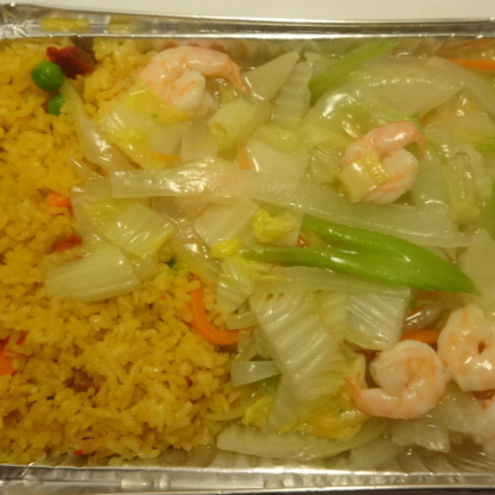 Chopsticks Kitchen - Shrimp Chow Mein, at Chopsticks Kitchen in Bristol, CT. - Chinese Near Me - Bristol, Connecticut