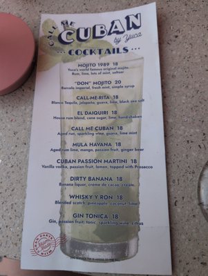 Menu photo 7 Call Me Cuban Miami Beach, FL