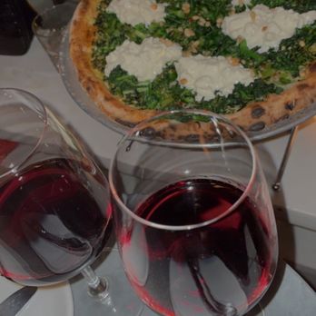 Roey's - Broccoli Rabe Pizza, Tuscan wine - Pizza Near Me - New York, New York Roey's - Broccoli Rabe Pizza, Tuscan wine - Pizza Near Me - New York, New York