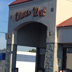 China Wok - Their outside sign