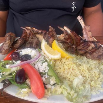 George's Greek Cafe - Lamb Chops (6) Combo - Greek Near Me - Long Beach, California George's Greek Cafe - Lamb Chops (6) Combo - Greek Near Me - Long Beach, California
