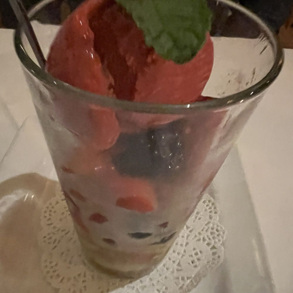 Bistro 45 - Organic Berry Trifle - New American Near Me - Pasadena, California Bistro 45 - Organic Berry Trifle - New American Near Me - Pasadena, California