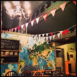 The Westbourne - Bunting heaven inside The Westbourne