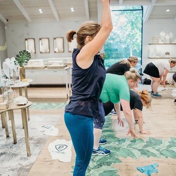 Embody Fitness - Clients getting their burpee on at our Member Appreciation Week Event at Kendra Scott! - Gyms Near Me - Austin, Texas