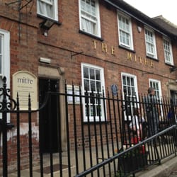 The Mitre - The front of the Mitre hotel.